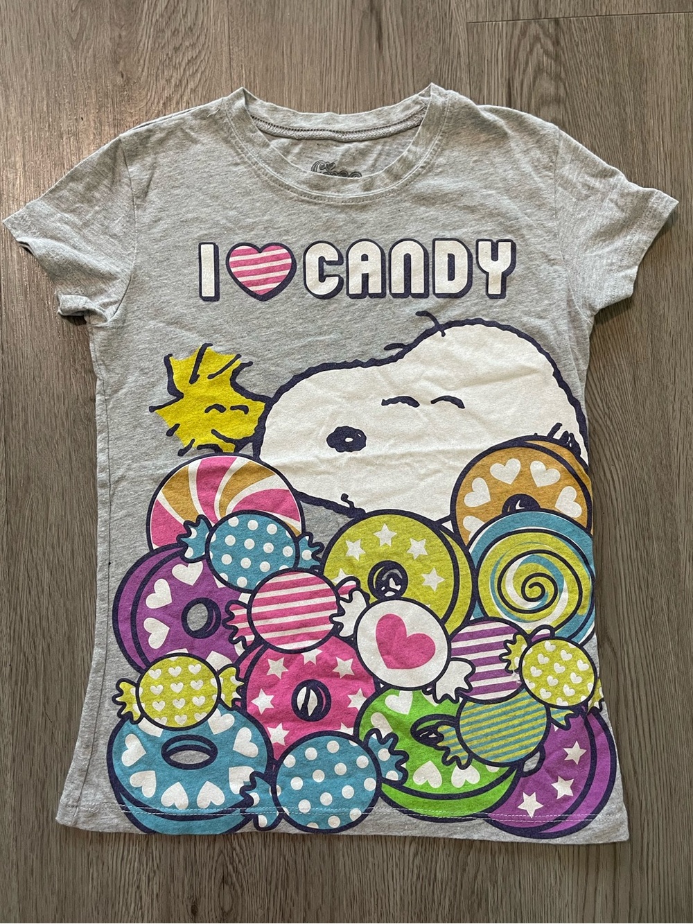 Vintage Y2K snoooy and Woodstock baby tee